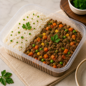 Carne Moída com Legumes